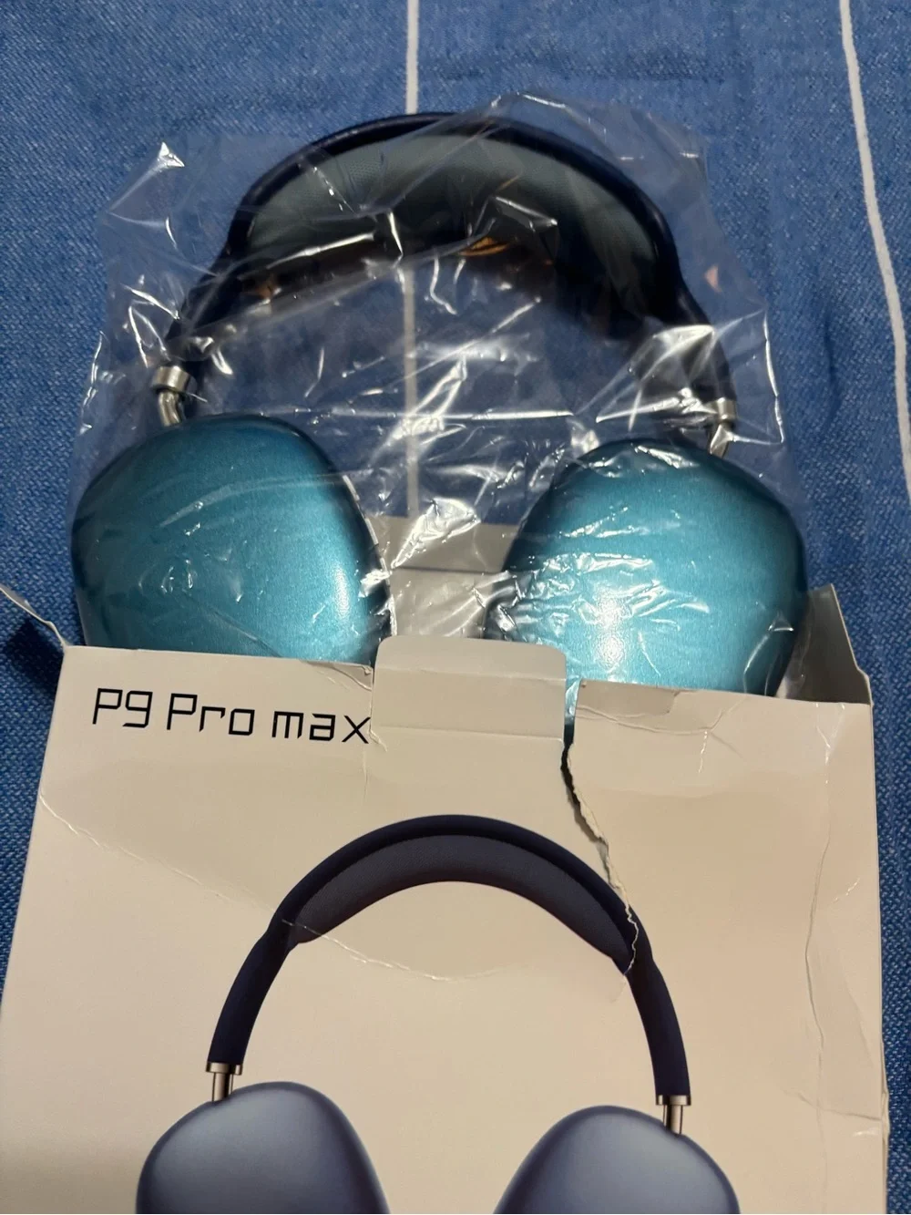 Blue Over-Ear Wireless Headphones - Unbranded